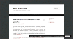 Desktop Screenshot of foxit-reader.info