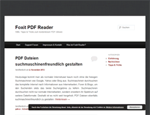 Tablet Screenshot of foxit-reader.info